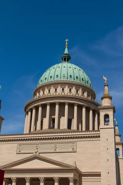 Kościół Świętego Mikołaja w potsdam, Niemcy — Zdjęcie stockowe