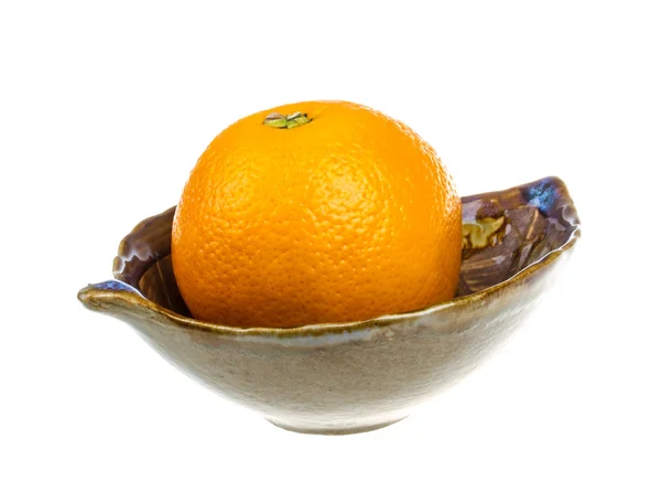 Orangenhaufen in der Schüssel — Stockfoto