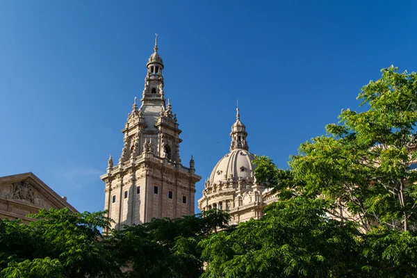 Museu nacional d'art de catalunya barcelona, Hiszpania — Zdjęcie stockowe