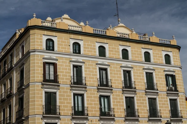 Calle vista en Madrid — Foto de Stock