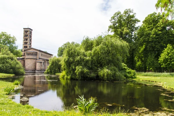 Uma igreja em Potsdam Alemanha na lista do Patrimônio Mundial da UNESCO — Fotografia de Stock