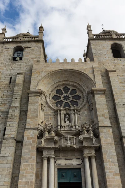 Vista panoramica della Cattedrale di Porto (Se Oporto) - Portogallo — Foto Stock
