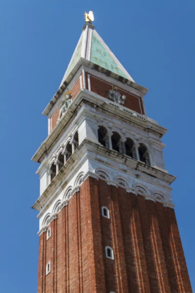 Campanile sv. Marka - campanile di san marco v italštině, bel — Stock fotografie