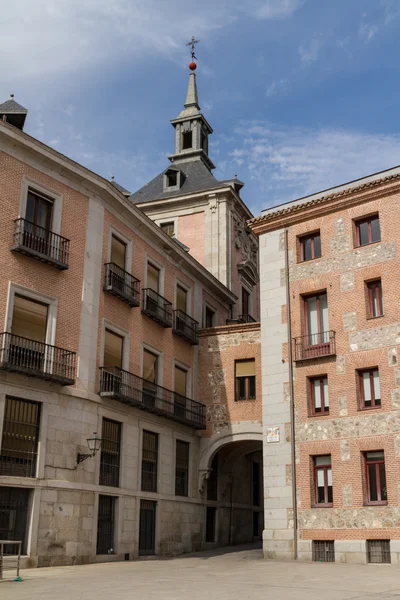 Casa de la villa v plaza de la villa, madrid, Španělsko. sídlo ci — Stock fotografie