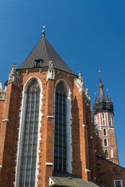 St mary's basilica Krakow, Polonya