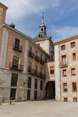 Casa de la villa plaza de la villa, madrid, İspanya. CI koltuk