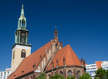 Berlin'in merkezindeki havadan görünümü