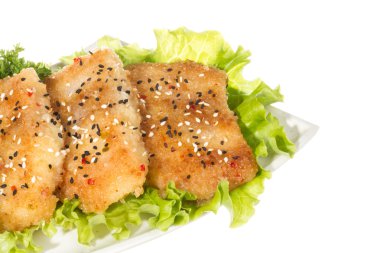 limon ile kavrulmuş balık