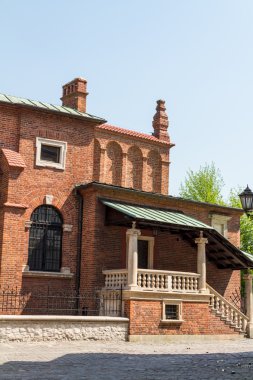 Eski sinagog içinde tarihi Yahudi kazimierz district of cracow