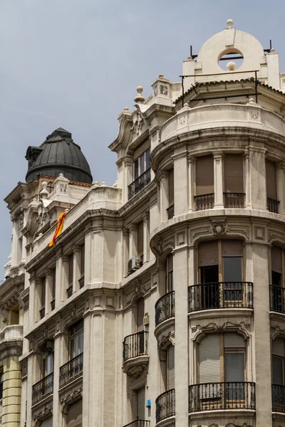 Vista de rua em Madrid — Fotografia de Stock