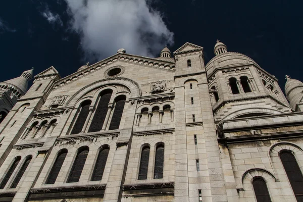 Arsitektur eksternal Sacre Coeur, Montmartre, Paris, Fra — Stok Foto