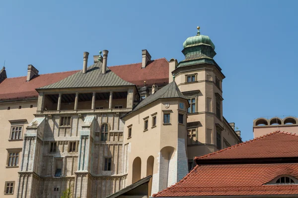 Castelo real em Wawel, Cracóvia — Fotografia de Stock