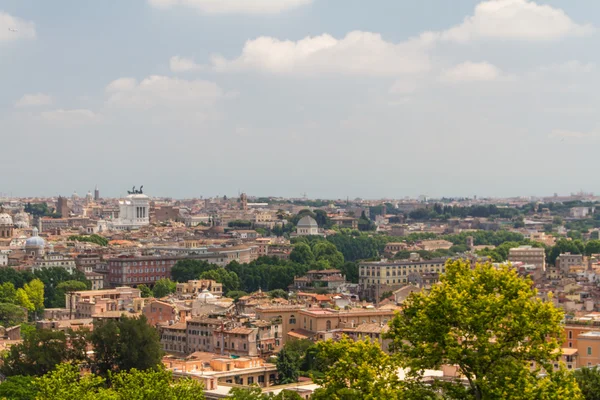 Roma, İtalya. Şehrin havadan görünümü — Stok fotoğraf