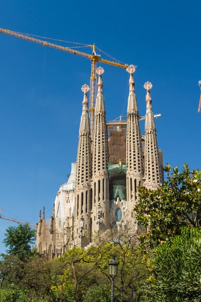 BARCELONA, ESPANHA-JUNHO 25: Sagrada Família em JUNHO 25, 2012 — Fotografia de Stock