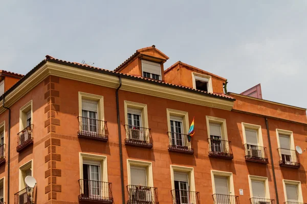 Calle vista en Madrid — Foto de Stock