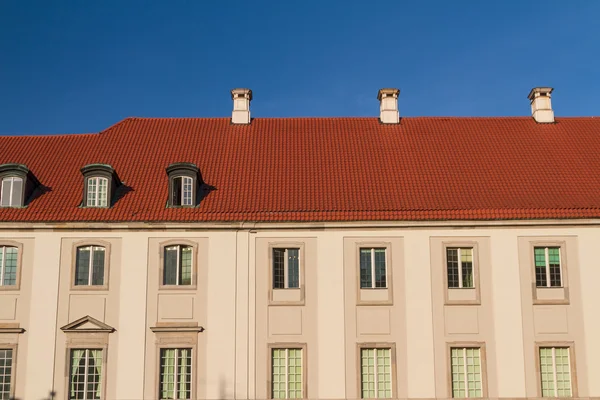 Zámecké náměstí ve Varšavě, Polsko — Stock fotografie