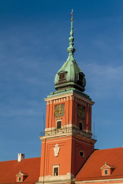 Warschau, Polen. Altstadt - berühmte königliche Burg. UNESCO-Weltkulturerbe. — Stockfoto