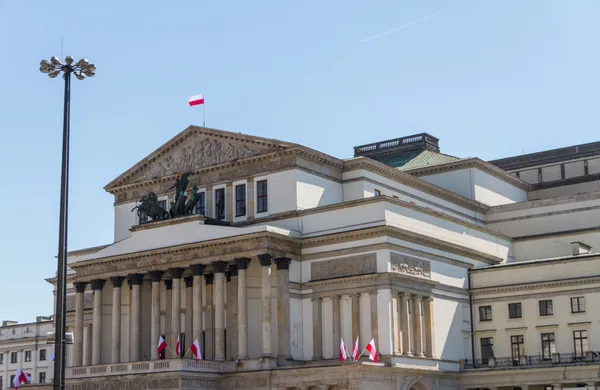 Warsaw, Poland - National Opera House and National Theatre building — Stock Photo, Image
