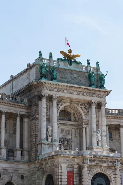 Πλατεία Χέλντενπλατζ, το hofburg συγκρότημα, Βιέννη, Αυστρία — Φωτογραφία Αρχείου