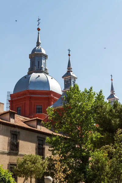 Straßenansicht in Madrid — Stockfoto