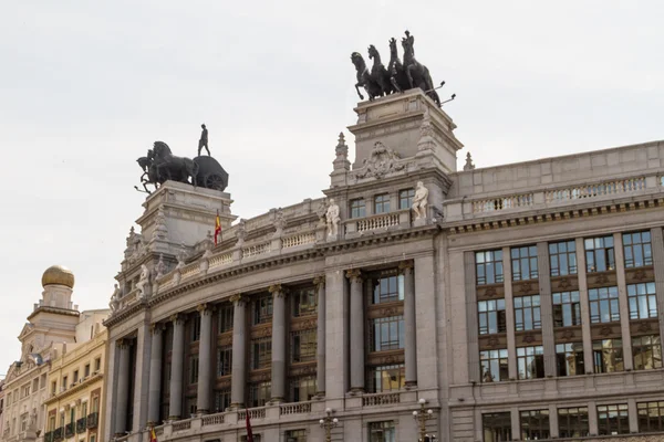 Gatuvy i Madrid — Stockfoto