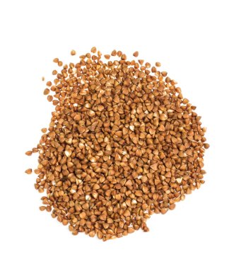 beyaz arkaplanda karabuğday