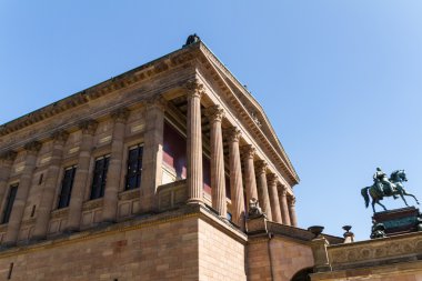 Alte nationalgalerie üzerinde museumsinsel Berlin, Almanya