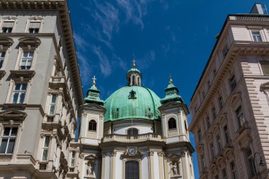 Vienna, Avusturya - ünlü peterskirche (Aziz peter Kilisesi)