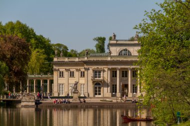 Łazienki Sarayı Łazienki Parkı, Varşova. Łazienki krolewski