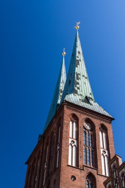 Berlin'in merkezindeki havadan görünümü
