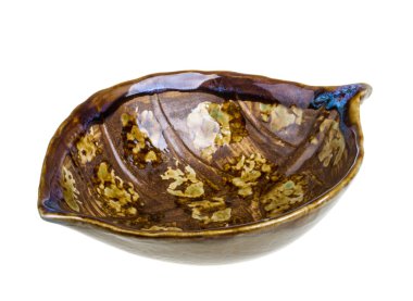 boş kase üzerinde beyaz izole