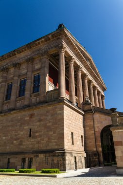 Alte nationalgalerie üzerinde museumsinsel Berlin, Almanya