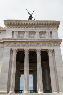 Binicilik anıt victor emmanuel II Vittoriano'ya gün yakın