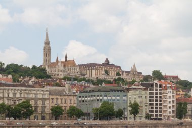 tipik binalar 19. yüzyıl budape buda castle bölgesinde
