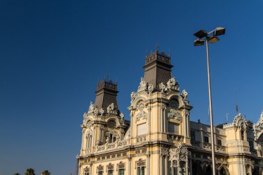 Eski güzel mimari Barcelona (İspanya)