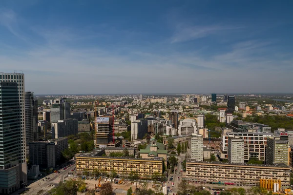 Horizonte de Varsóvia com torres de Varsóvia — Fotografia de Stock