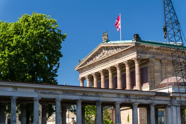 Alte nationalgalerie üzerinde museumsinsel Berlin, Almanya — Stok fotoğraf