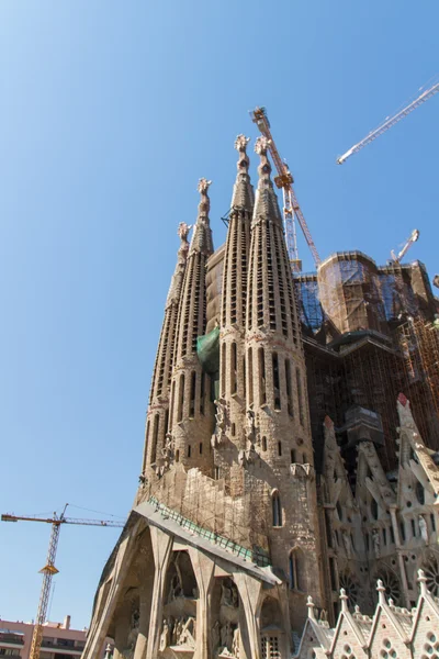 BARCELONA, ESPANHA-JUNHO 25: Sagrada Família em JUNHO 25, 2012: La — Fotografia de Stock