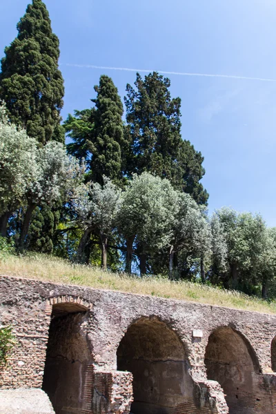 Ruínas romanas em roma, fórum — Fotografia de Stock