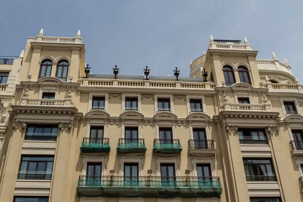 Pohled na ulici v Madridu — Stock fotografie