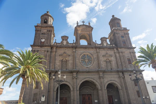 Cattedrale delle Isole Canarie, Plaza de Santa Ana a Las Palmas de — Foto Stock