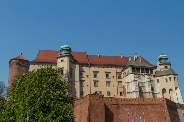 Királyi vár a Wawel, Krakkó — Stock Fotó