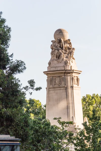 Straatzicht in Madrid — Stockfoto