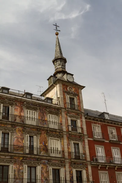 Plaza Mayor em Madrid, Espanha — Fotografia de Stock