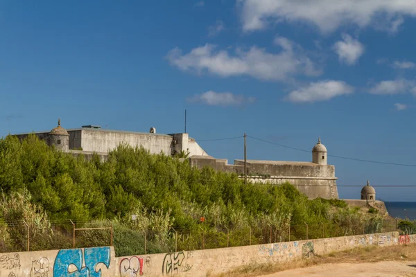 Κάστρο στην lisboa, Πορτογαλία — Φωτογραφία Αρχείου