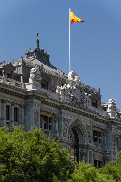 马德里的街景 — 图库照片