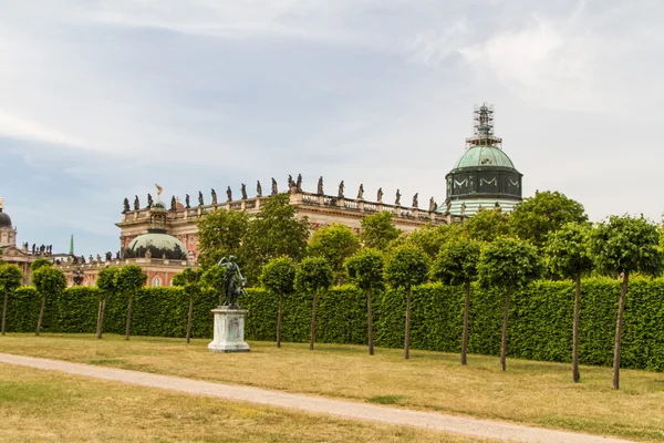 Het nieuwe paleis in potsdam Duitsland op unesco wereld erfgoedlijst — Stockfoto
