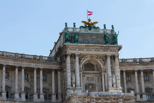 Πλατεία Χέλντενπλατζ, το hofburg συγκρότημα, Βιέννη, Αυστρία — Φωτογραφία Αρχείου