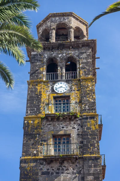 Torre sineira da iglesia de la concepcion em la laguna, tenerife sp — Fotografia de Stock