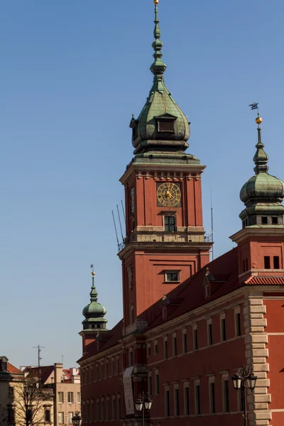 Варшава, Польща. Старе місто - знаменитий Королівський замок. Всесвітньої спадщини ЮНЕСКО. — стокове фото